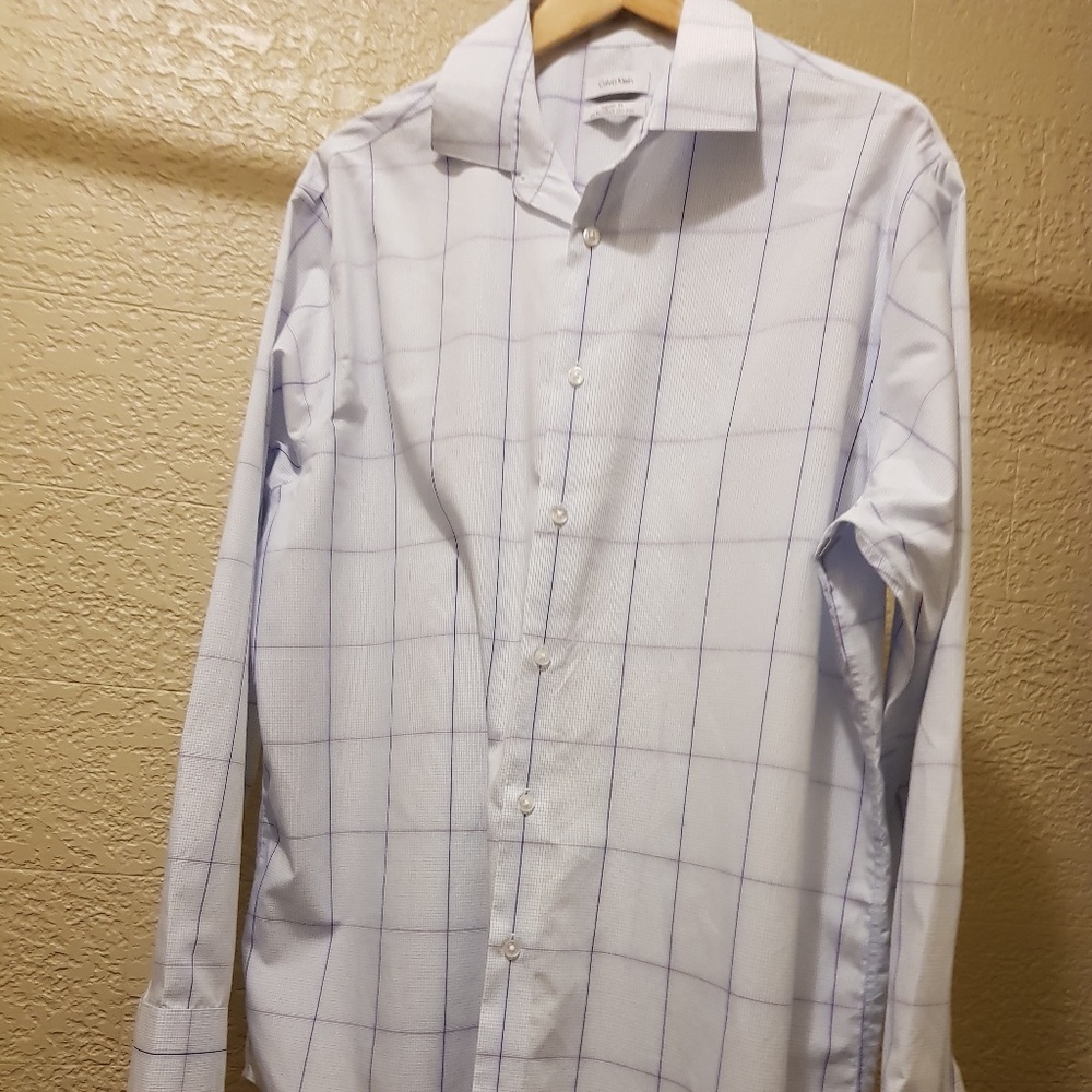 Calvin Klein Button Down Size:17 34/35